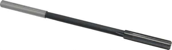 Interstate - 0.371" High Speed Steel 6 Flute Chucking Reamer - Straight Flute, 0.3105" Straight Shank - Americas Industrial Supply