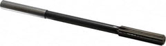 Interstate - 0.43" High Speed Steel 8 Flute Chucking Reamer - Straight Flute, 0.373" Straight Shank - Americas Industrial Supply