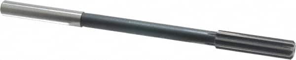 Interstate - 0.435" High Speed Steel 8 Flute Chucking Reamer - Straight Flute, 0.373" Straight Shank - Americas Industrial Supply