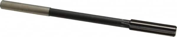 Interstate - 0.46" High Speed Steel 8 Flute Chucking Reamer - Straight Flute, 0.373" Straight Shank - Americas Industrial Supply