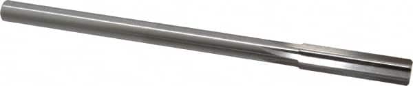 Interstate - 1/2" High Speed Steel 8 Flute Chucking Reamer - Straight Flute, 0.4355" Straight Shank - Americas Industrial Supply