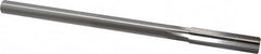 Interstate - 1/2" High Speed Steel 8 Flute Chucking Reamer - Straight Flute, 0.4355" Straight Shank - Americas Industrial Supply