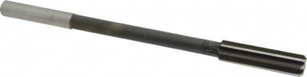 Interstate - 0.561" High Speed Steel 8 Flute Chucking Reamer - Straight Flute, 0.4355" Straight Shank - Americas Industrial Supply