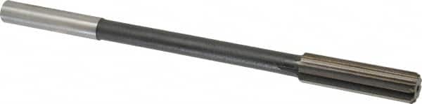Interstate - 0.569" High Speed Steel 8 Flute Chucking Reamer - Americas Industrial Supply