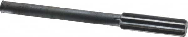 Interstate - 0.579" High Speed Steel 8 Flute Chucking Reamer - Straight Flute, 0.4355" Straight Shank - Americas Industrial Supply