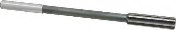 Interstate - 0.591" High Speed Steel 8 Flute Chucking Reamer - Straight Flute, 0.4355" Straight Shank - Americas Industrial Supply