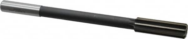 Interstate - 11/16" High Speed Steel 8 Flute Chucking Reamer - Straight Flute, 9/16" Straight Shank - Americas Industrial Supply