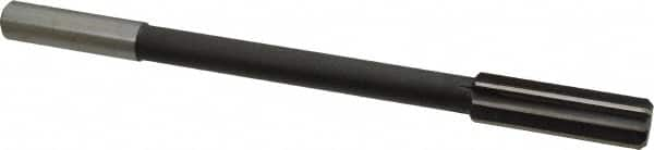 Interstate - 0.71" High Speed Steel 8 Flute Chucking Reamer - Straight Flute, 9/16" Straight Shank - Americas Industrial Supply