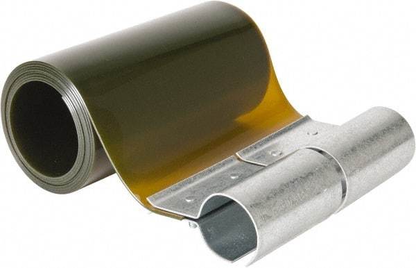 Steiner - 10 Ft. Wide x 8 Ft. High x 0.08 Inch Thick, Vinyl Strip Welding Curtain Kit - Amber with Pipe Mount Clamping Hardware - Americas Industrial Supply