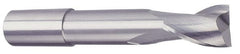 Accupro - 5/8", 1-1/4" LOC, 5/8" Shank Diam, 6" OAL, 2 Flute, Solid Carbide Square End Mill - Americas Industrial Supply