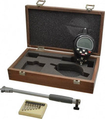 SPI - 0.7 to 1-1/2", 5" Deep, Electronic Bore Gage - Up to 0.00025" Accuracy, 0.001mm Resolution, Data Output, Includes Indicator - Americas Industrial Supply
