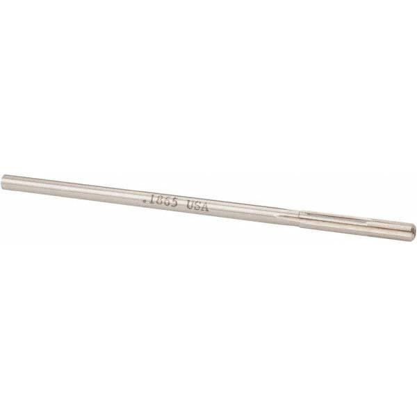 Made in USA - 0.1865" Carbide-Tipped 4 Flute Chucking Reamer - Americas Industrial Supply