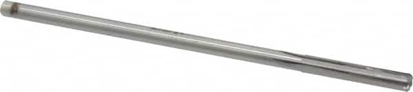 Made in USA - 1/4" Carbide-Tipped 4 Flute Chucking Reamer - Straight Flute, 15/64" Straight Shank, 1-1/2" Flute Length, 6" OAL - Americas Industrial Supply