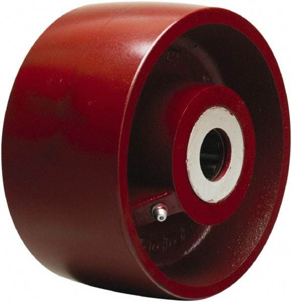 Hamilton - 6 Inch Diameter x 3 Inch Wide, Cast Iron Caster Wheel - 2,500 Lb. Capacity, 3-1/4 Inch Hub Length, 1 Inch Axle Diameter, Tapered Roller Bearing - Americas Industrial Supply