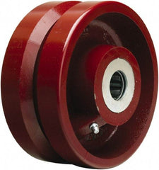 Hamilton - 6 Inch Diameter x 2-3/4 Inch Wide, Cast Iron Caster Wheel - 2,500 Lb. Capacity, 3-1/4 Inch Hub Length, 1 Inch Axle Diameter, Tapered Roller Bearing - Americas Industrial Supply