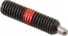 Gibraltar - M5 x 0.8, 19mm Thread Length, 3mm Plunger Projection, Steel Threaded Spring Plunger - 2.36mm Max Plunger Diam, 19mm Plunger Length, 1.3 Lb Init End Force, 2.7 Lb Final End Force, 2.5mm Hex - Americas Industrial Supply