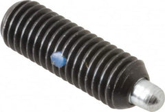 Gibraltar - M10 x 1.5, 29mm Thread Length, 5mm Plunger Projection, Steel Threaded Spring Plunger - 4.72mm Max Plunger Diam, 29mm Plunger Length, 2.78 Lb Init End Force, 7.14 Lb Final End Force, 5mm Hex - Americas Industrial Supply