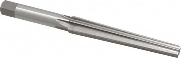 Interstate - 0.2503" Small End, 0.3673" Large End, 5/16" Straight Shank, 2-1/4" Flute, 0MT Morse Taper Reamer - Americas Industrial Supply