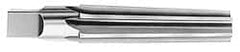 Interstate - 2.112" Small End, 2.555" Large End, 2" Tapered Shank, 8-1/2" Flute, 6MT Morse Taper Reamer - Americas Industrial Supply