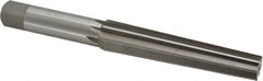 Interstate - 0.5696" Small End, 0.7444" Large End, 5/8" Straight Shank, 3-1/2" Flute, 2MT Morse Taper Reamer - Americas Industrial Supply