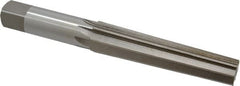 Interstate - 0.7748" Small End, 0.9881" Large End, 7/8" Straight Shank, 4-1/4" Flute, 3MT Morse Taper Reamer - Americas Industrial Supply