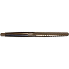 Interstate - 0.3674" Small End, 0.517" Large End, 7/16" Tapered Shank, 3" Flute, 1MT Morse Taper Reamer - Americas Industrial Supply