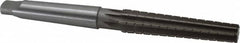 Interstate - 0.5696" Small End, 0.7441" Large End, 5/8" Tapered Shank, 3-1/2" Flute, 2MT Morse Taper Reamer - Americas Industrial Supply