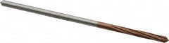 Alvord Polk - 5/32" High Speed Steel 6 Flute Chucking Reamer - Spiral Flute, 0.151" Straight Shank, 1" Flute Length, 4" OAL - Americas Industrial Supply