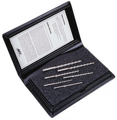 Made in USA - #5 to #0 Pin, Straight Shank, Taper Pin Reamer Set - Americas Industrial Supply