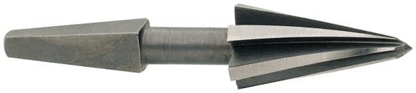 Alvord Polk - 3-5/8" Diam, 1-1/2" Small End Diam, 1-1/2" Diam T-Handle Shank, 3-7/8" Flute, Repairman's Reamer - Americas Industrial Supply