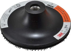 3M - 4" Diam Hook & Loop Disc Backing Pad - Firm Density, 13,000 RPM - Americas Industrial Supply