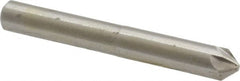 Interstate - 1/4" Head Diam, 1/4" Shank Diam, 6 Flute 82° High Speed Steel Countersink - Americas Industrial Supply