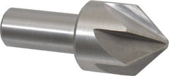 Interstate - 1-3/4" Head Diam, 1" Shank Diam, 6 Flute 82° High Speed Steel Countersink - Americas Industrial Supply