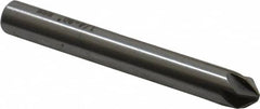 Interstate - 1/4" Head Diam, 1/4" Shank Diam, 6 Flute 90° High Speed Steel Countersink - Americas Industrial Supply