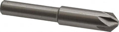 Interstate - 5/16" Head Diam, 1/4" Shank Diam, 6 Flute 90° High Speed Steel Countersink - Americas Industrial Supply
