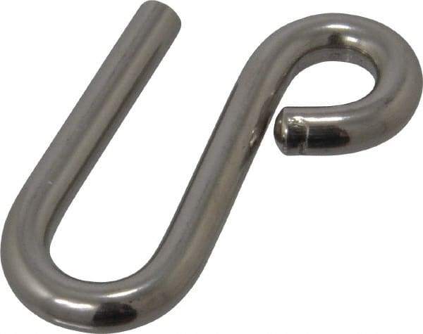 Ronstan - 13/32" Opening, 316 Stainless Steel Electropolished S-Hook - 880 Lb Capacity, 3/8" ID, 1/4" Wire, 2-7/16" OAL - Americas Industrial Supply