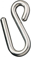 Ronstan - 15/32" Opening, 316 Stainless Steel Electropolished S-Hook - 1,320 Lb Capacity, 7/16" ID, 5/16" Wire, 3" OAL - Americas Industrial Supply