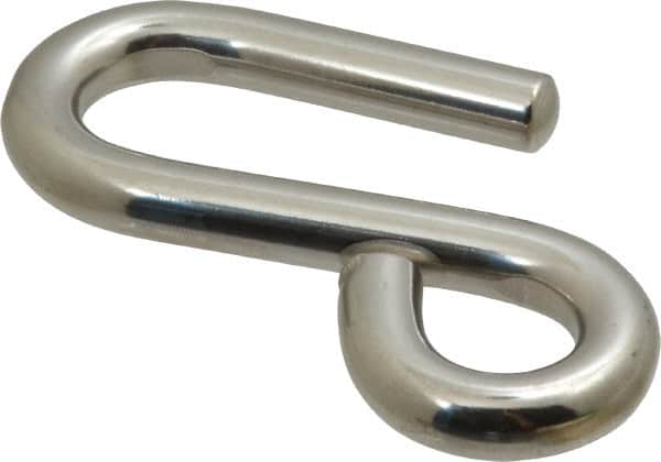 Ronstan - 19/32" Opening, 316 Stainless Steel Electropolished S-Hook - 1,760 Lb Capacity, 5/8" ID, 3/8" Wire, 3-7/16" OAL - Americas Industrial Supply