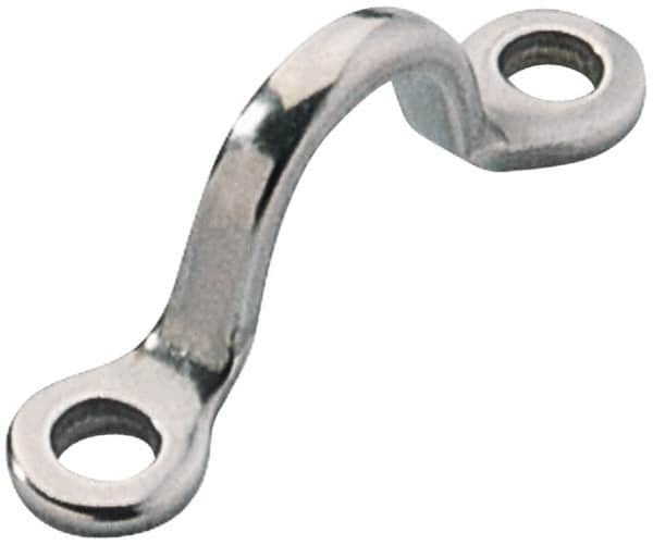 Ronstan - 5/8" Rope Guide/Eye Strap - 1-3/4" Between Centers, 316 Stainless Steel, Electropolished - Americas Industrial Supply