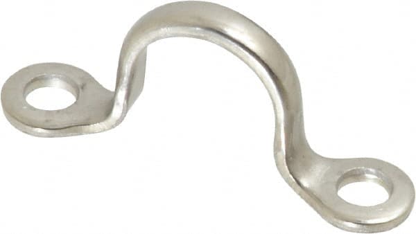 Ronstan - 3/8" Rope Guide/Eye Strap - 1-1/16" Between Centers, 316 Stainless Steel, Electropolished - Americas Industrial Supply