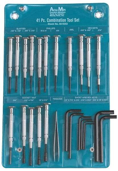 Moody Tools - 25 Piece Screwdriver Set - Comes in Tools Only - Americas Industrial Supply