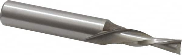 Onsrud - 5/16" Cutting Diam x 1" Length of Cut, 2 Flute, Downcut Spiral Router Bit - Uncoated, Right Hand Cut, High Speed Steel, 3-1/2" OAL x 1/2" Shank Diam, Double Edge, 19 to 32° Helix Angle - Americas Industrial Supply