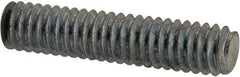 Value Collection - #8-32 3/4" OAL Fully Threaded Stud - Carbon Steel, Zinc-Plated Finish - Americas Industrial Supply