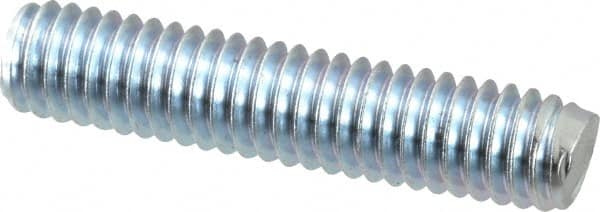 Value Collection - 5/16-18 1-1/2" OAL Fully Threaded Stud - Carbon Steel, Zinc-Plated Finish - Americas Industrial Supply