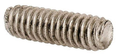 Value Collection - #8-32 1/2" OAL Fully Threaded Stud - Stainless Steel, Plain Finish - Americas Industrial Supply