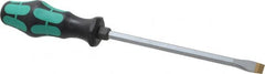 Wera - Slip Stop Slotted Screwdriver - Hexagon Shank, Ergonomic Handle - Americas Industrial Supply