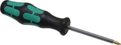 Wera - 2-3/8" Blade Length Posidrive Screwdriver - 5-5/8" OAL - Americas Industrial Supply