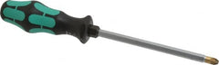 Wera - 6" Blade Length Posidrive Screwdriver - 10-1/2" OAL - Americas Industrial Supply