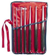 Proto - 7 Piece, 1/4 to 3/4", Drift Punch Set - Comes in Pouch - Americas Industrial Supply