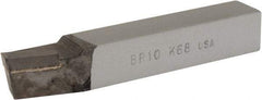 Made in USA - 5/8 x 5/8" Shank, Lead Angle Turning Single Point Tool Bit - BR-10, Grade K68 - Exact Industrial Supply